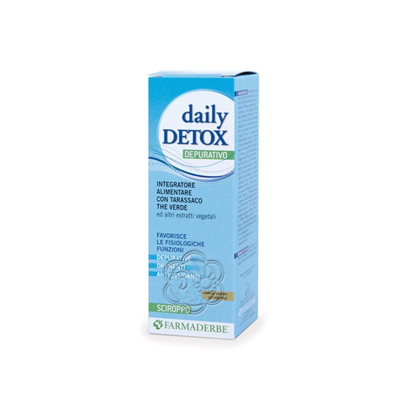 Daily Detox Drenante Depurativo (200 ml) Farmaderbe - Depurativi, Detossinanti Daily Detox Drenante Depurativo (200 ml) Farmaderbe - Depurativi, Detossinanti