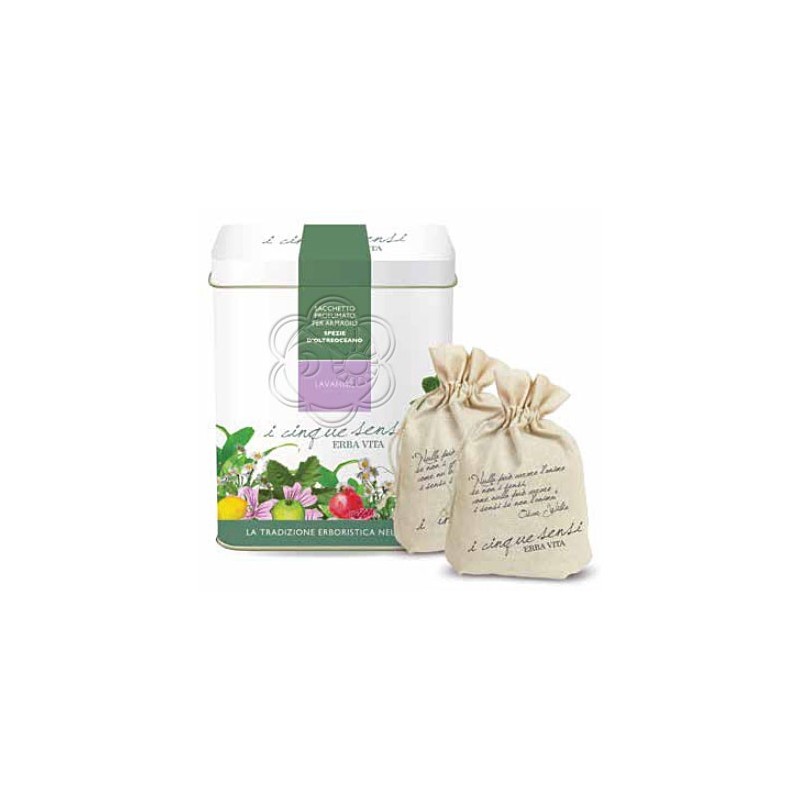 Sacchetti Profumati Fior di Provenza - Lavanda - I Cinque Sensi (25 g) Erba Vita - Regali Natalizi Sacchetti Profumati Fior di Provenza - Lavanda - I Cinque Sensi (25 g) Erba Vita - Regali Natalizi