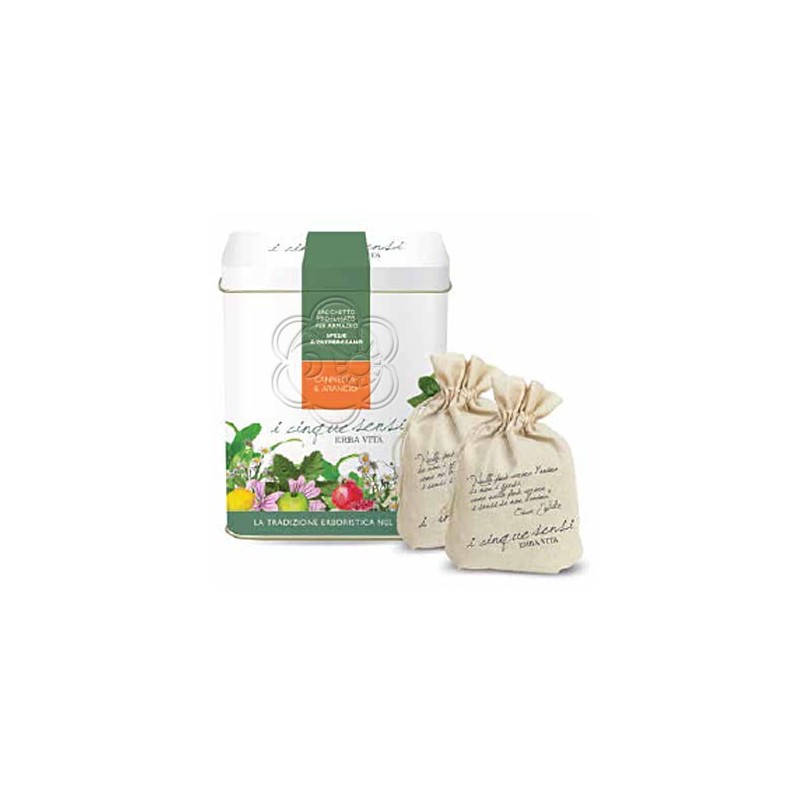 Sacchetti Profumati Melodia Orientale - I Cinque Sensi (50 g) Erba Vita - Regali Natalizi Sacchetti Profumati Melodia Orientale - I Cinque Sensi (50 g) Erba Vita - Regali Natalizi