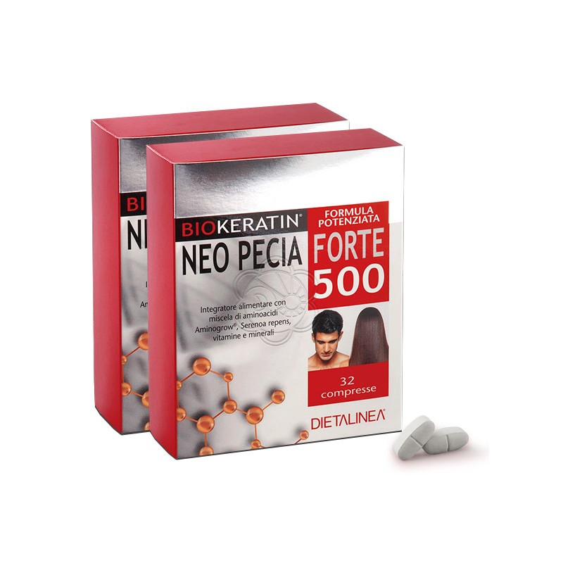 Biokeratin Neo Pecia Forte 500 (64 cpr) Dietalinea - Caduta Capelli