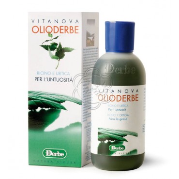 Olio Derbe Ortica - Contro Untuosità e Seborrea (200 ml) - Derbe Vitanova - Detergenti Delicati