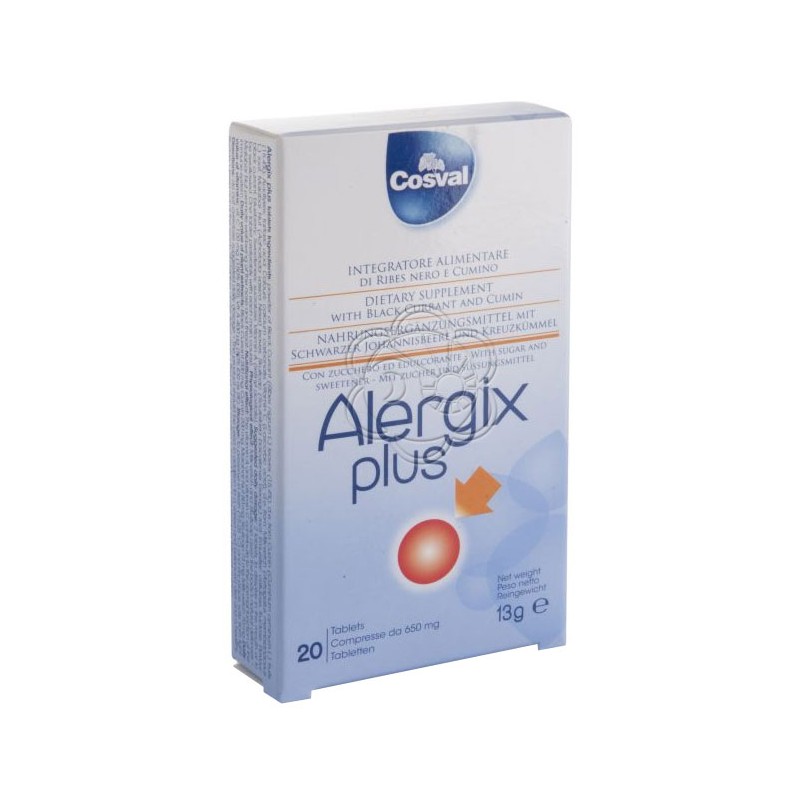 Alergix Plus (20 Tavolette Orosolubili) Cosval - Allergie