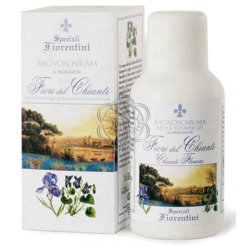 Bagnoschiuma Fiori del Chianti (250 ml) - Derbe Speziali Fiorentini - Regali Bagnoschiuma Fiori del Chianti (250 ml) - Derbe Speziali Fiorentini - Regali