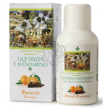 Bagnoschiuma Liquirizia e Mandarino (250 ml) Derbe Speziali Fiorentini - Regali