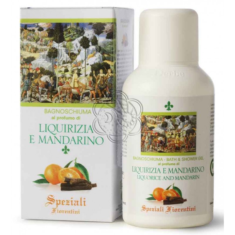 Bagnoschiuma Liquirizia e Mandarino (250 ml) Derbe Speziali Fiorentini - Regali Bagnoschiuma Liquirizia e Mandarino (250 ml) Derbe Speziali Fiorentini - Regali