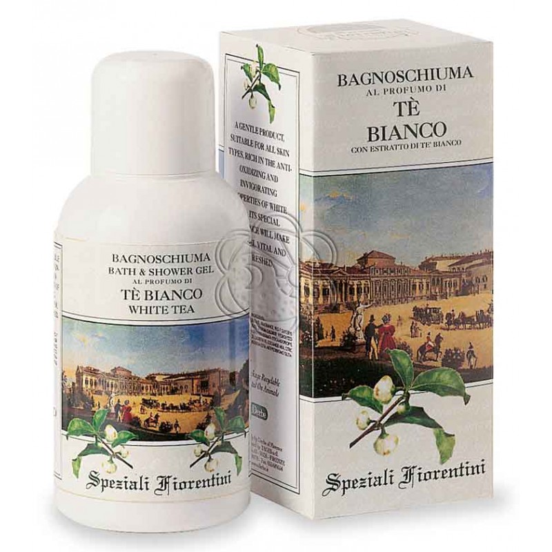 Bagnoschiuma Tè Bianco (250 ml) Derbe Speziali Fiorentini - Regali Bagnoschiuma Tè Bianco (250 ml) Derbe Speziali Fiorentini - Regali