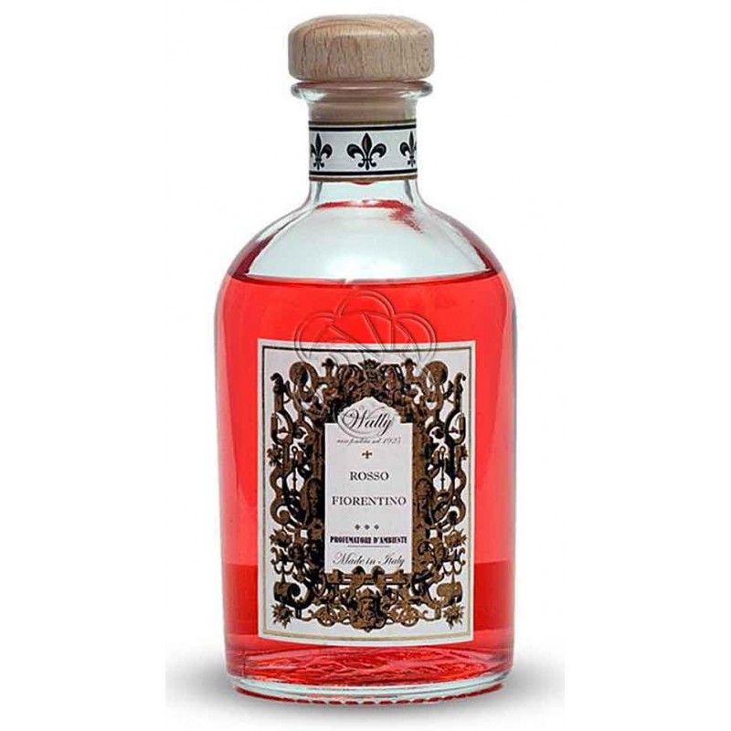 Emanatore per Ambienti a Bastoncini Rosso Fiorentino (250 ml) Wally - Diffusori di Profumo