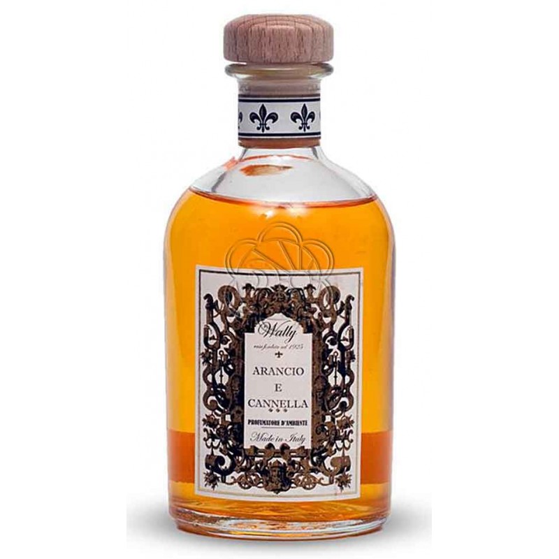 Emanatore per Ambienti a Bastoncini Arancio e Cannella (500 ml) Wally - Diffusori di Profumo Emanatore per Ambienti a Bastoncini Arancio e Cannella (500 ml) Wally - Diffusori di Profumo