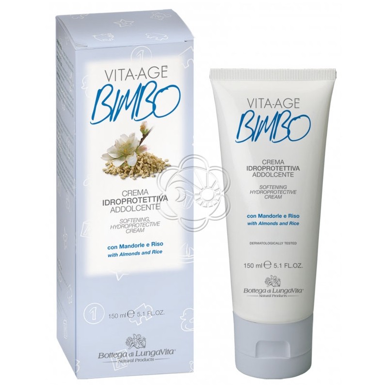 Crema Idroprotettiva Addolcente Vita Age Bimbo (150 ml) Bottega di Lungavita - Creme Protettive  Bimbi