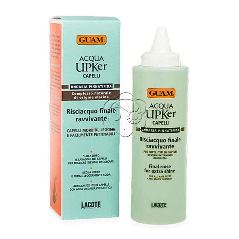 Acqua UPKer Capelli Risciacquo Finale (400 ml) Guam Lacote - Doppie Punte Acqua UPKer Capelli Risciacquo Finale (400 ml) Guam Lacote - Doppie Punte