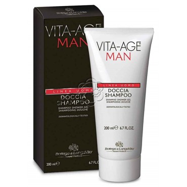 Doccia Shampoo Vita Age Man (200 ml) Bottega di Lungavita - Regali