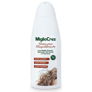 MiglioCres Shampoo Anticaduta Energizzante (200 ml) F&F - Caduta dei Capelli