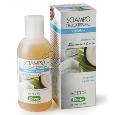 Seres shampoo zucchero e cocco Antiforfora (200 ml) - Seres Derbe - Detergenti Delicati