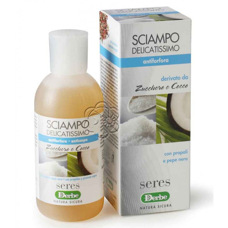 Seres shampoo zucchero e cocco Antiforfora (200 ml) - Seres Derbe - Detergenti Delicati Seres shampoo zucchero e cocco Antiforfora (200 ml) - Seres Derbe - Detergenti Delicati