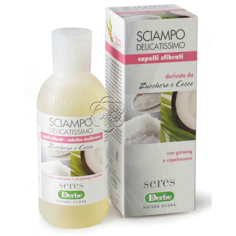 Seres shampoo zucchero e cocco Capelli Sfibrati (200 ml) - Seres Derbe - Detergenti Delicati Seres shampoo zucchero e cocco Capelli Sfibrati (200 ml) - Seres Derbe - Detergenti Delicati