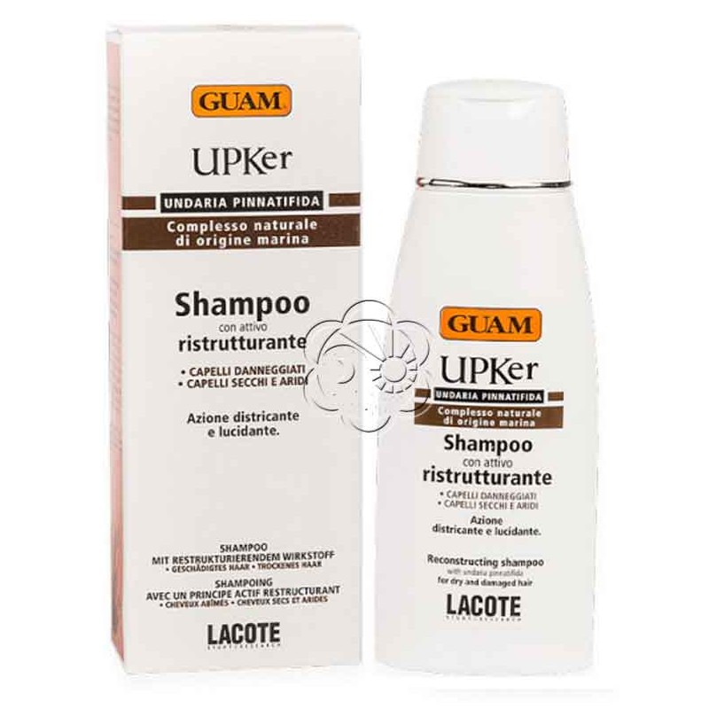 Shampoo con Attivo Ristrutturante UPKer (200 ml) Guam Lacote - Caduta dei Capelli