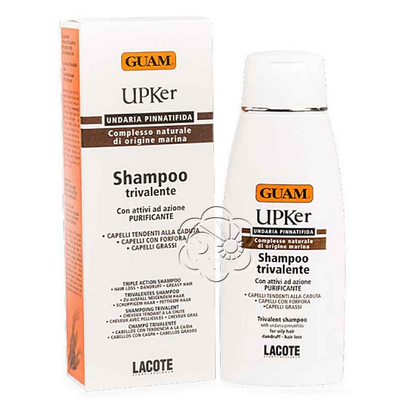 Shampoo Trivalente UPKer (200 ml) Guam Lacote - Caduta dei Capelli Shampoo Trivalente UPKer (200 ml) Guam Lacote - Caduta dei Capelli