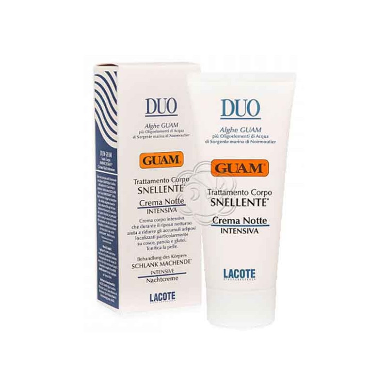 Crema Snellente Notte Duo (200 ml) Guam Lacote - Snellenti Crema Snellente Notte Duo (200 ml) Guam Lacote - Snellenti