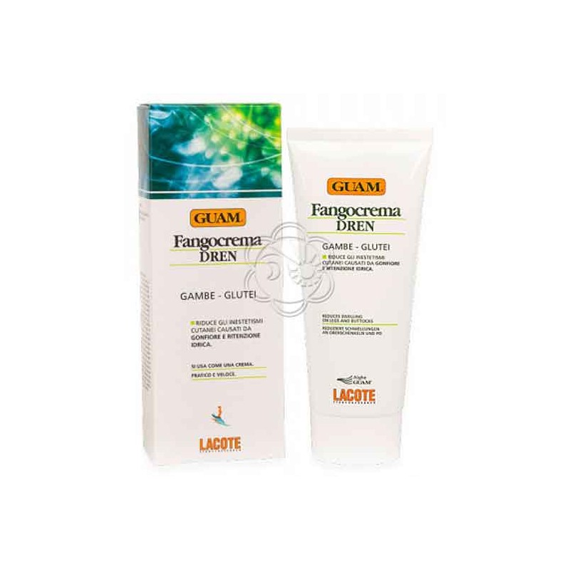 Fangocrema Dren - Gambe e Glutei (200 ml) Guam Lacote - Drenanti Fangocrema Dren - Gambe e Glutei (200 ml) Guam Lacote - Drenanti
