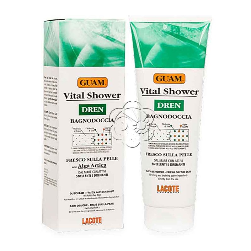 Bagnodoccia Dren vital shower Guam (250 ml) Guam Lacote - Bagnoschiuma