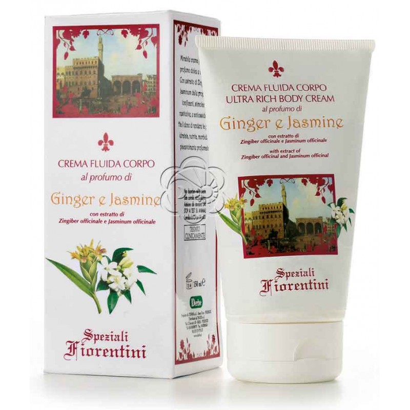Crema Corpo Ginger e Jasmine (150 ml) Derbe Speziali Fiorentini -Regali Crema Corpo Ginger e Jasmine (150 ml) Derbe Speziali Fiorentini -Regali