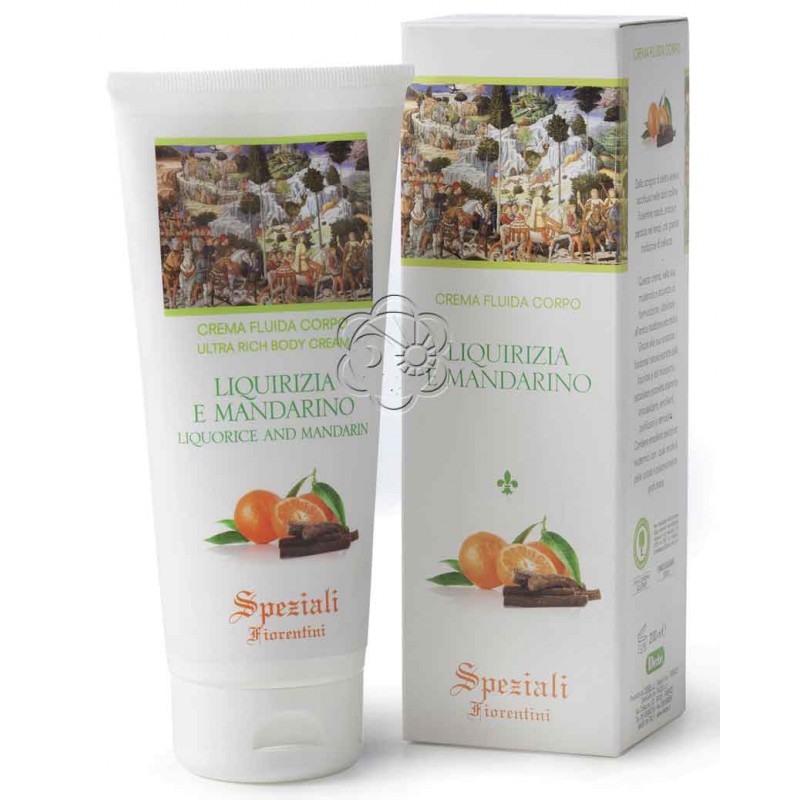 Crema Corpo Liquirizia e Mandarino (200 ml) Derbe Speziali Fiorentini - Regali Crema Corpo Liquirizia e Mandarino (200 ml) Derbe Speziali Fiorentini - Regali