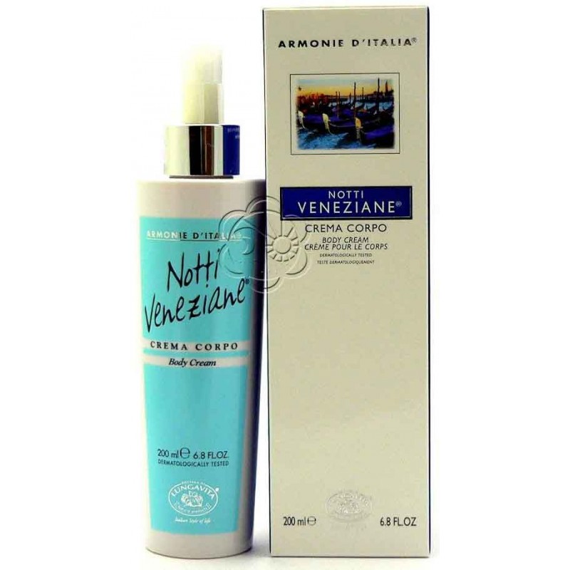 Crema Corpo Notti Veneziane (200 ml) Bottega di Lungavita - Regali Crema Corpo Notti Veneziane (200 ml) Bottega di Lungavita - Regali