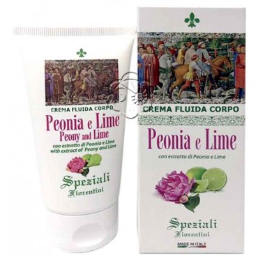 Crema Corpo Peonia e Lime (200 ml) Derbe Speziali Fiorentini - Regali
