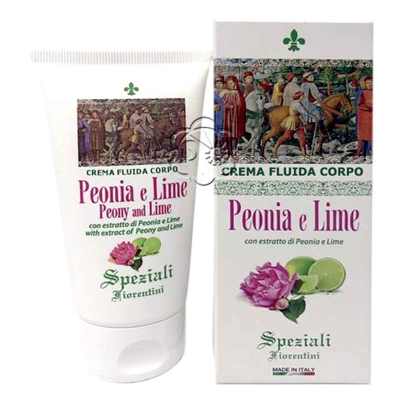 Crema Corpo Peonia e Lime (200 ml) Derbe Speziali Fiorentini - Regali Crema Corpo Peonia e Lime (200 ml) Derbe Speziali Fiorentini - Regali