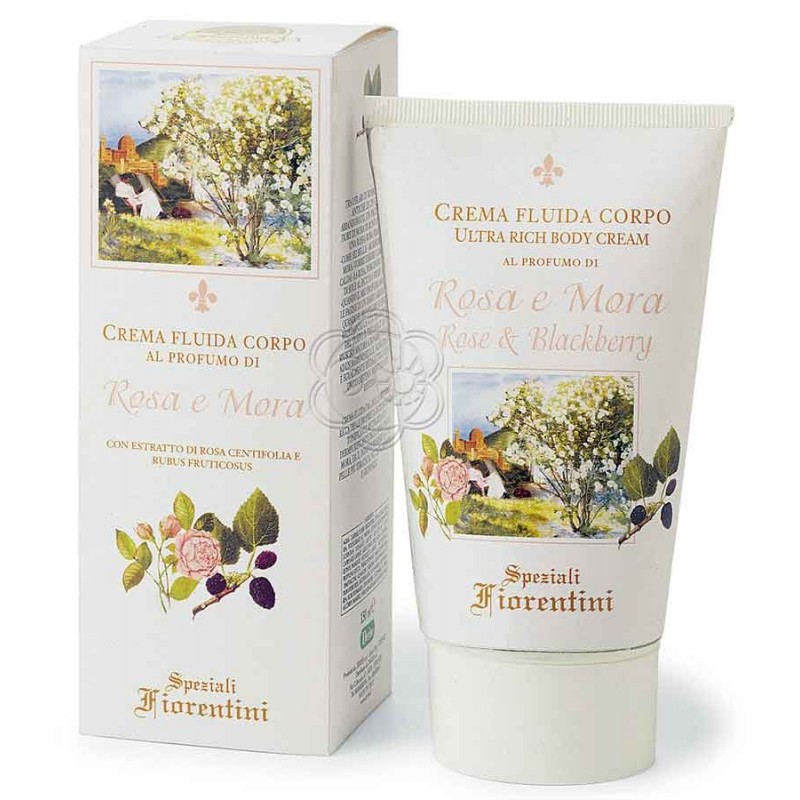 Crema Corpo Rosa e Mora (150 ml) Derbe Speziali Fiorentini - Regali Crema Corpo Rosa e Mora (150 ml) Derbe Speziali Fiorentini - Regali