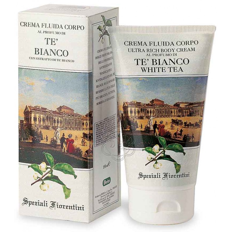 Crema Corpo Tè Bianco (150 ml) Derbe Speziali Fiorentini - Regali Crema Corpo Tè Bianco (150 ml) Derbe Speziali Fiorentini - Regali