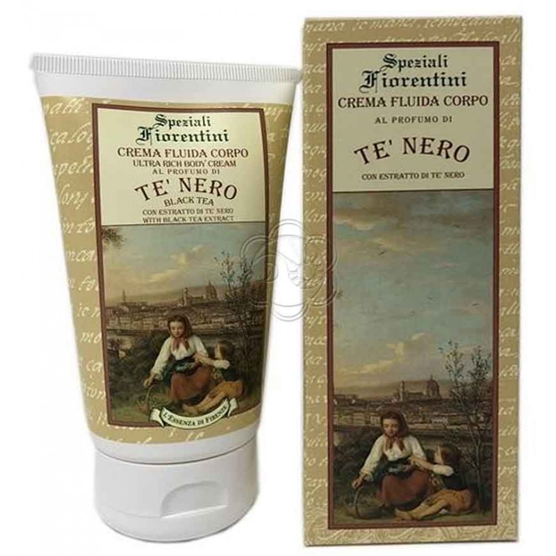Crema Corpo Tè Nero (150 ml) Derbe Speziali Fiorentini - Regali Crema Corpo Tè Nero (150 ml) Derbe Speziali Fiorentini - Regali