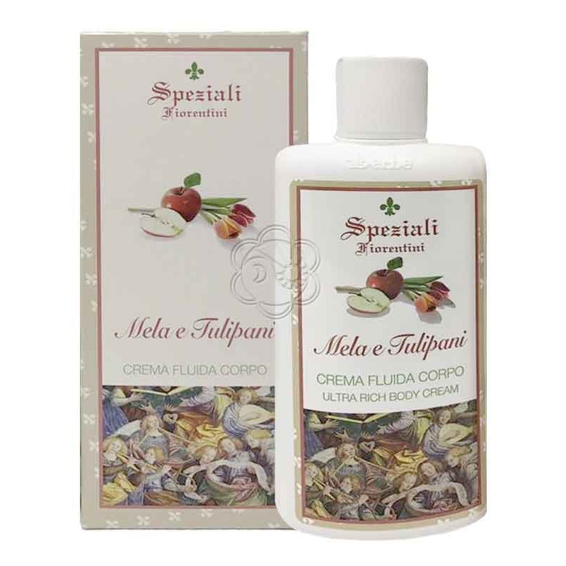 Crema Fluida Corpo Mela e Tulipani (200 ml) Derbe Speziali Fiorentini - Regali