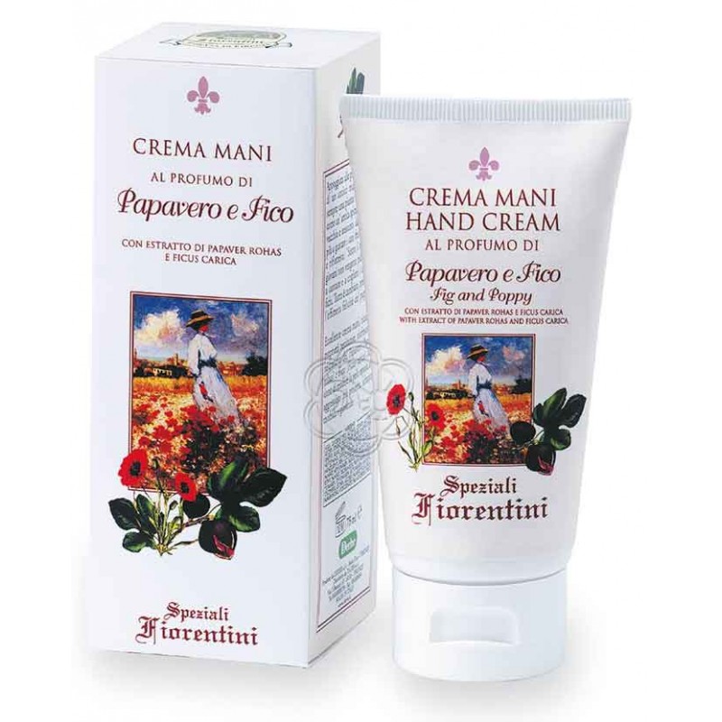 Crema Mani al Profumo di Papavero e Fico (75 ml) - Derbe Speziali Fiorentini - Regali e Natale - Cosmesi