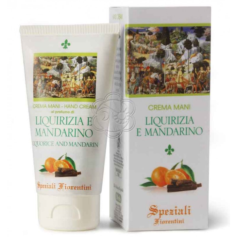 Crema Mani Liquirizia e Mandarino (75 ml) Derbe Speziali Fiorentini - Natale Crema Mani Liquirizia e Mandarino (75 ml) Derbe Speziali Fiorentini - Natale