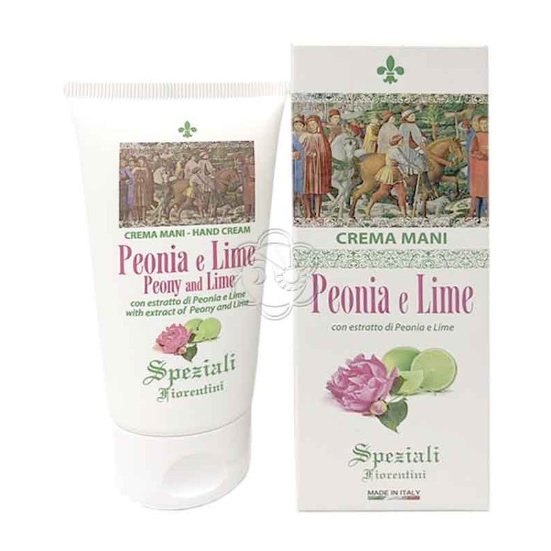 Crema Mani Peonia e Lime (75 ml) Derbe Speziali Fiorentini - Regali Crema Mani Peonia e Lime (75 ml) Derbe Speziali Fiorentini - Regali