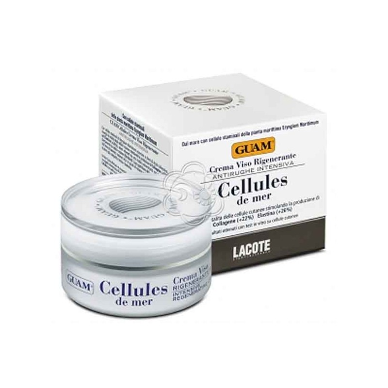 Cellules De La Mer - Crema Rigenerante Anti Rughe (50 ml) Guam Lacote - Cosmesi Vegetale Cellules De La Mer - Crema Rigenerante Anti Rughe (50 ml) Guam Lacote - Cosmesi Vegetale