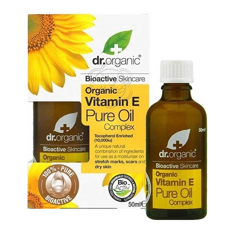 Organic Vitamin E - Pure Oil - Uso Esterno (50 ml) Optima - Vitamina E