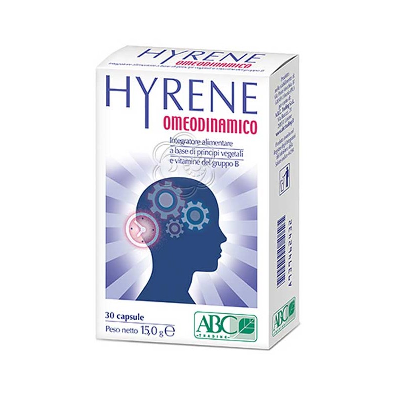 Hyrene Omeodinamico (30 Capsule) ABC Trading - Ansia Hyrene Omeodinamico (30 Capsule) ABC Trading - Ansia