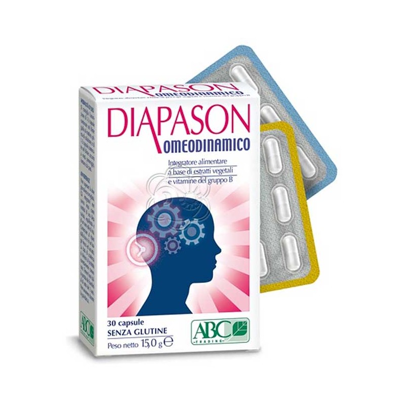 Diapason Omeodinamico (30 Capsule) ABC Trading - Modulanti Umore Diapason Omeodinamico (30 Capsule) ABC Trading - Modulanti Umore