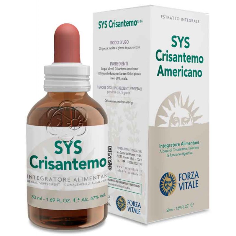 T.M. Chrysanthellum americanum Sys (50 ml) Forza Vitale - Crisantemo Americano T.M. Chrysanthellum americanum Sys (50 ml) Forza Vitale - Crisantemo Americano