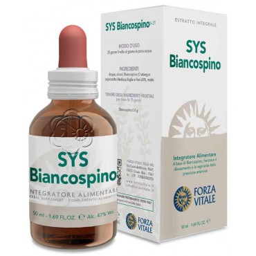 Sys Biancospino 50 ml (Crataegus oxyacantha) Forza Vitale - Ansiolitici