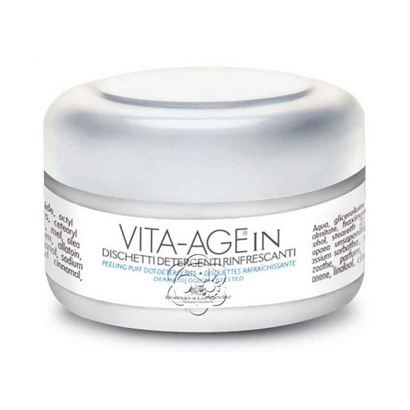 Dischetti Detergenti Rinfrescanti Vita Age In (30 Dischetti) Bottega di Lungavita - Detergenti Delicati Dischetti Detergenti Rinfrescanti Vita Age In (30 Dischetti) Bottega di Lungavita - Detergenti Delicati