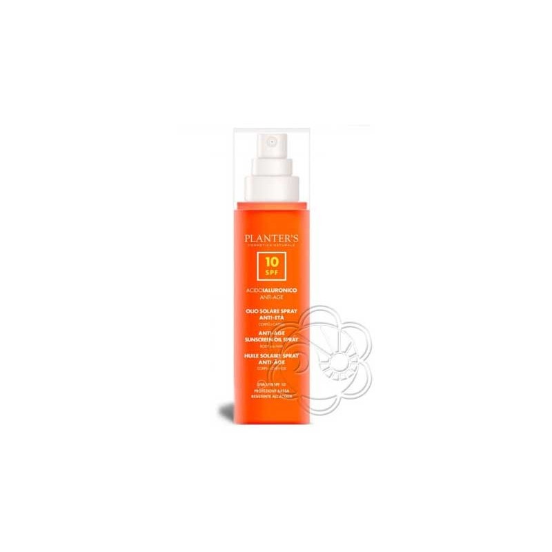 Olio Solare Anti-Età SPF 10+ (75 ml) Planters - Abbronzanti Olio Solare Anti-Età SPF 10+ (75 ml) Planters - Abbronzanti
