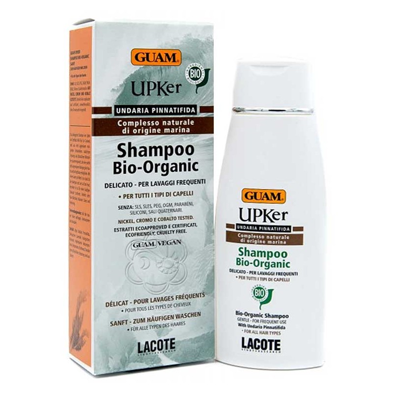 Shampoo Bio Organic Upker (200 ml) Guam Lacote - Detergenti Delicati