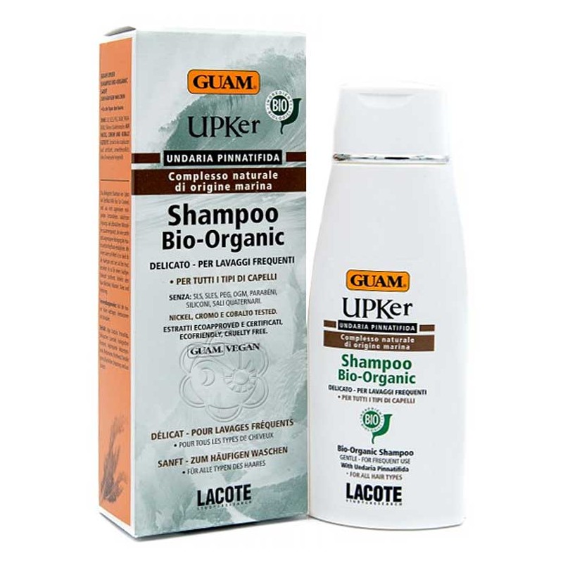 Shampoo Bio Organic Upker (200 ml) Guam Lacote - Detergenti Delicati Shampoo Bio Organic Upker (200 ml) Guam Lacote - Detergenti Delicati