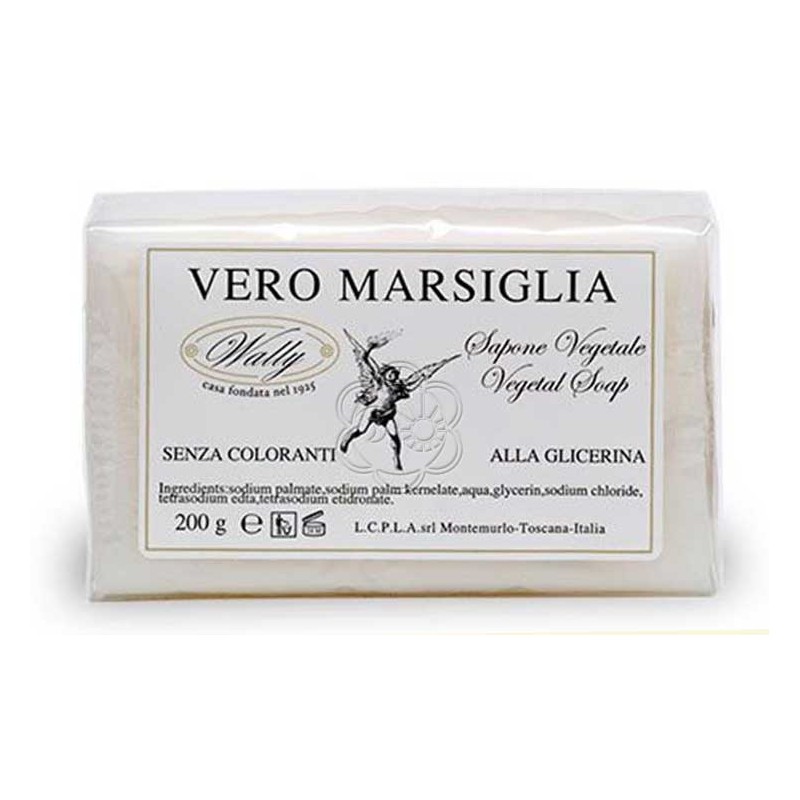 Saponetta Vero Marsiglia (200 g) Wally - Cosmesi Saponetta Vero Marsiglia (200 g) Wally - Cosmesi