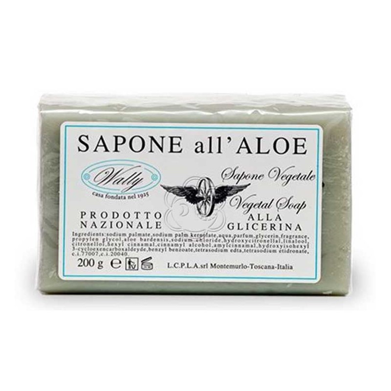 Saponetta Aloe vera (200 g) Wally - Cosmesi Saponetta Aloe vera (200 g) Wally - Cosmesi