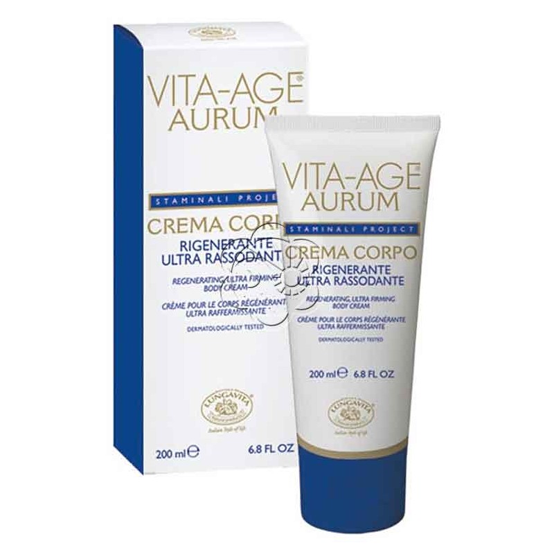Crema Corpo Ultra Rassodante e Rigenerante Vita Age Aurum (200 ml) Bottega di Lungavita - Creme Rassodanti Crema Corpo Ultra Rassodante e Rigenerante Vita Age Aurum (200 ml) Bottega di Lungavita - Creme Rassodanti