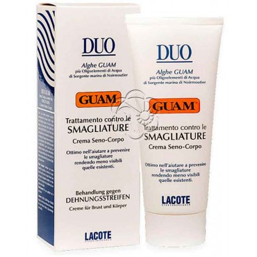 Crema Antismagliature Seno Corpo Duo (200 ml) Guam Lacote - Rilassamento Pelle